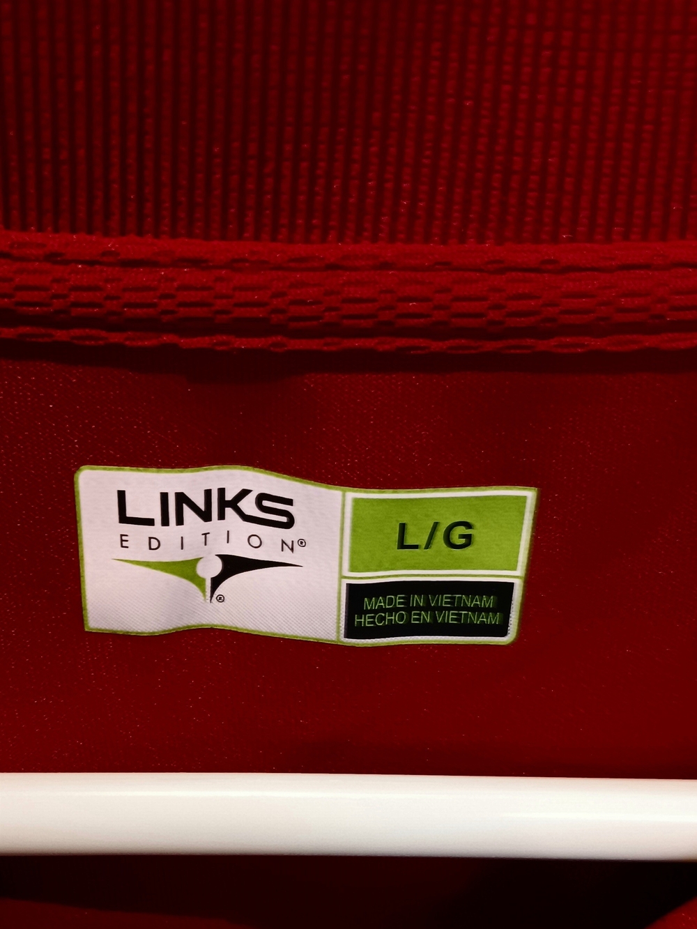 Links Edition Red Golf Polo L/G
